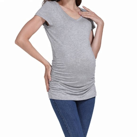 NWT V-Neck Maternity Tee - Picture 1 of 5